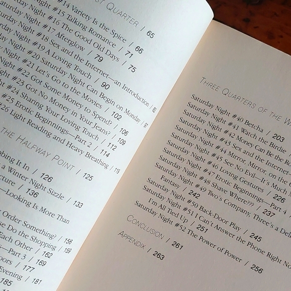 5/$25 Romantic Book:  52 Saturday Nights, Heat Up Your Sex Life Even More. - Picture 7 of 7